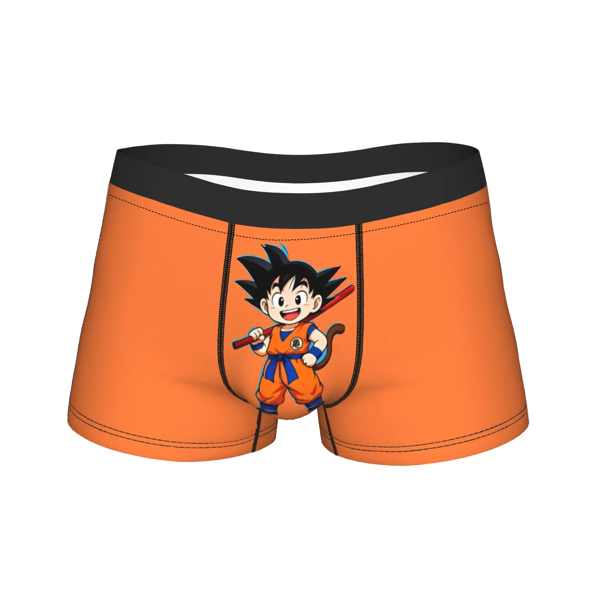 Goku & Vegeta D-Dragon B-Ball Anime Underwear  Comfortable Underpants Shorts Briefs For Male 3D Pouch Oversize Boxer Shorts