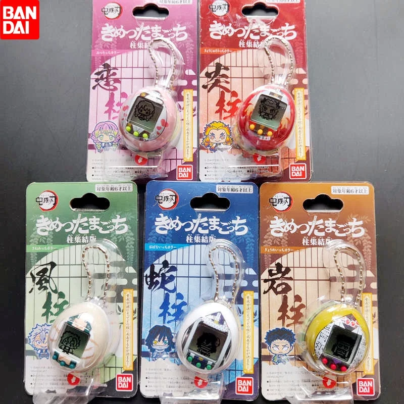 New Bandai Genuine Demon Slayer Tamagotchi Kisatsutaitchi Electronic Pets Kimetsu No Yaiba Virtual Pets Collectible Kids Gifts