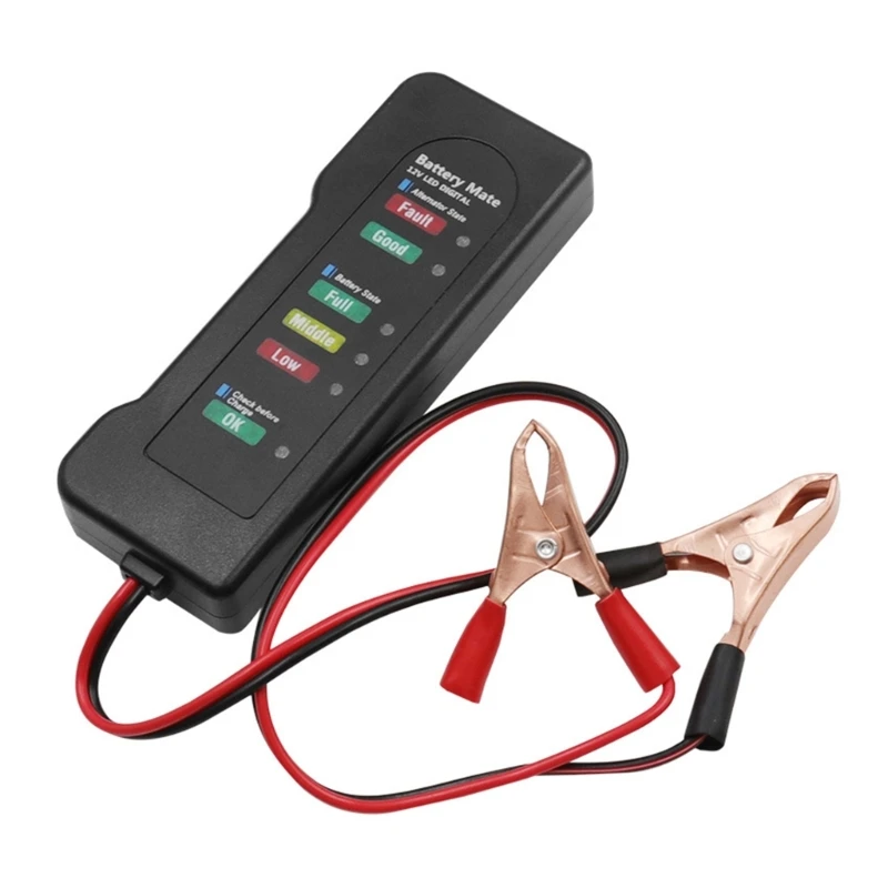 Battery Tester Check Charger-Analyzer 12V Battery Quick Cranking Charging Test Dropship