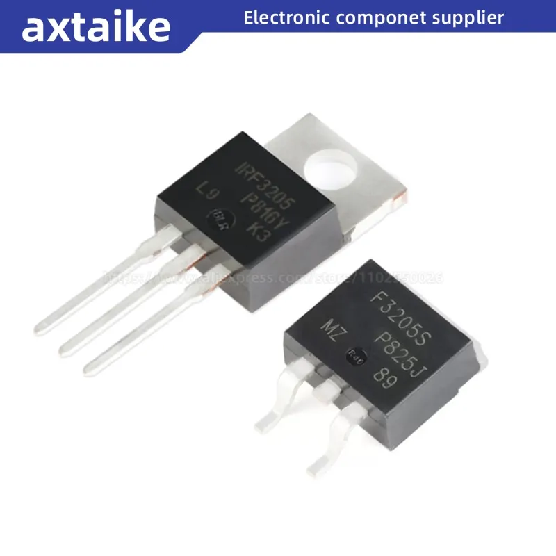 10PCS IRF3205 IRF3205PBF IRF3205S F3205S IRF3205STRLPBF 55V 110A TO220 TO263 D2PAK DIP SMD MOSFET a canale N