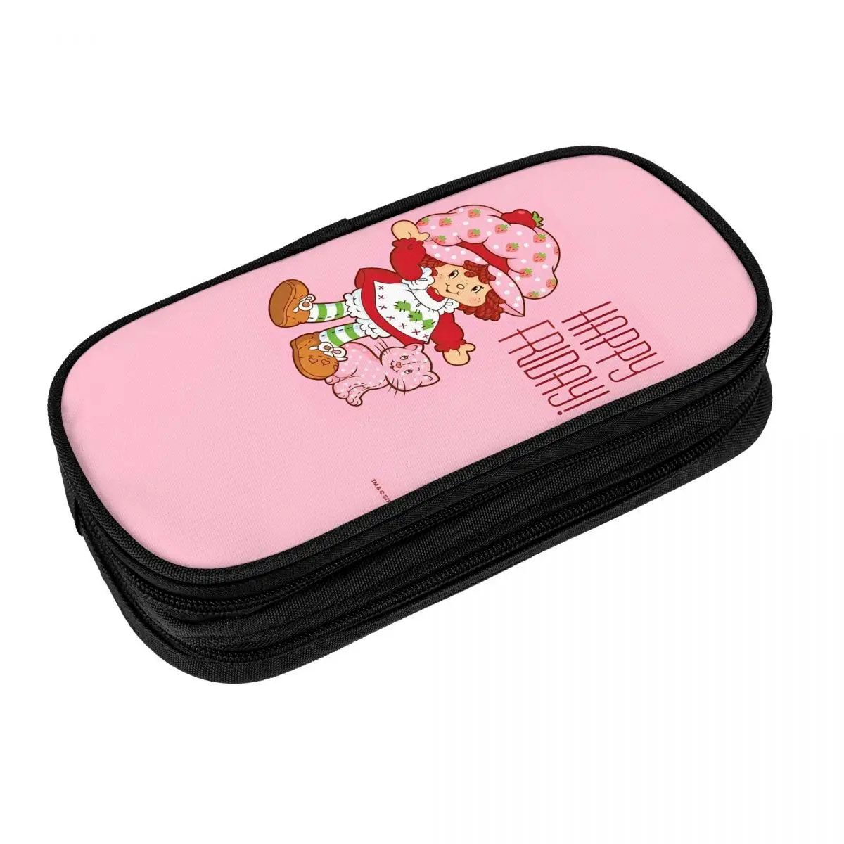 Strawberry Cake Pencil Case Students Aesthetic Pencil Bag Graphic School Pencil Cases Stationery Organizer Gift Idea