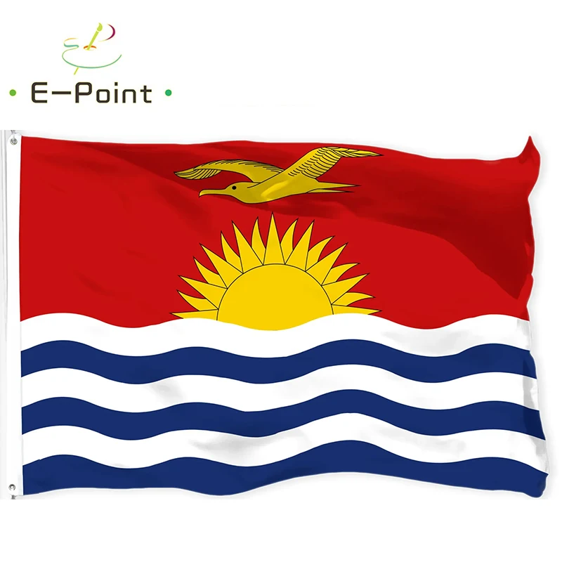 Kiribati National Country Flag 2ft*3ft (60*90cm) 3ft*5ft (90*150cm) Size Christmas Decorations for Home Flag Banner