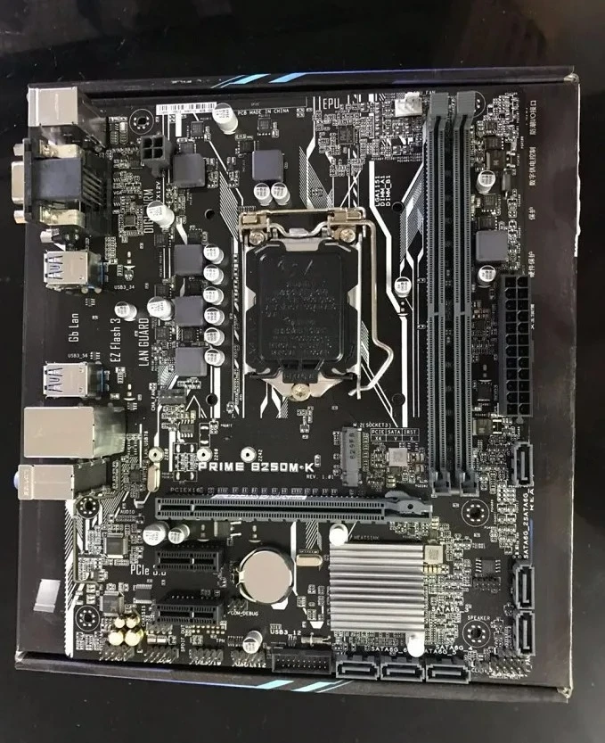 New boxed FOR Asus B250M-K Motherboard DDR4 supports 6th generation, 7th generation CPU supports M.2 solid state