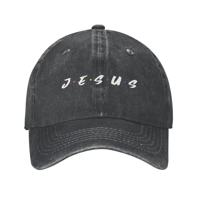 Boné de beisebol de algodão personalizado para homens e mulheres, Jesus ajustável, religiosos, fé, ao ar livre, Jesus, cristão, pai chapéu