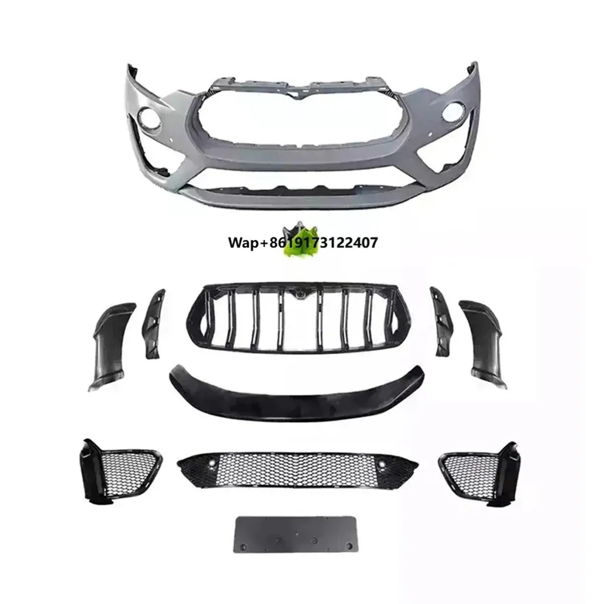 

Auto Accessories Front Bumper Kits Body Kit for Levante 2016-2021 Upgrade Trofeo Bumper Kits Grill