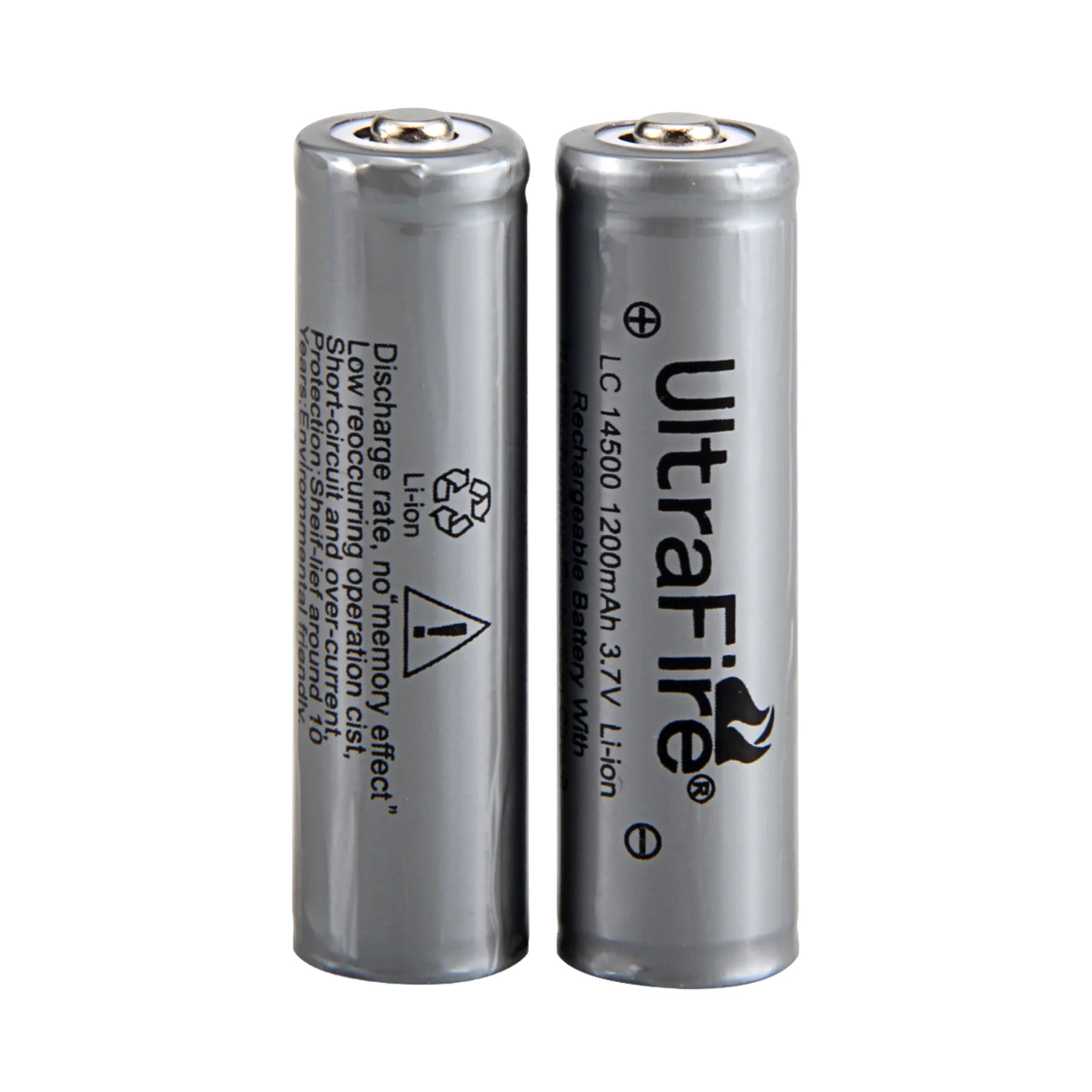 UltraFire 1-10 sztuk 14500 1200mAh 3.7V akumulator litowo-jonowy bateria AA bateria litowa do latarki Led reflektory/aparat/zabawka PCB