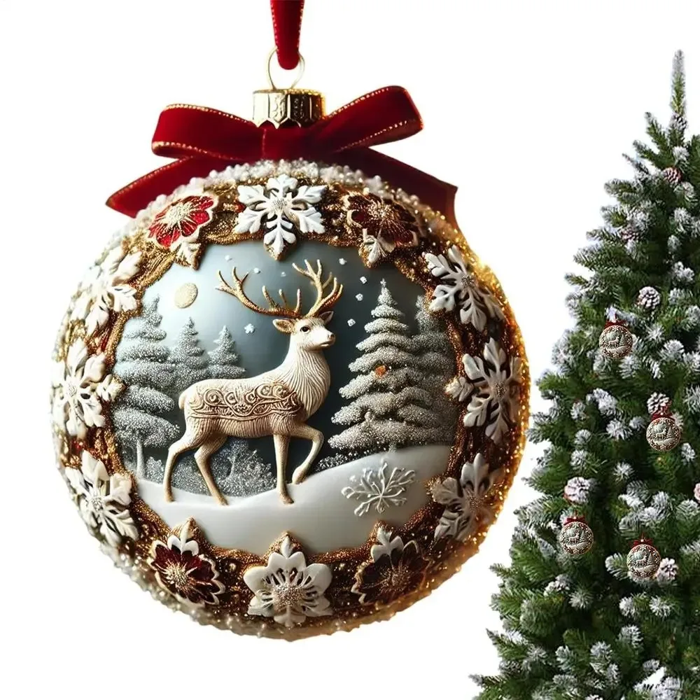 Fairy Tale Planet Christmas Character Pendant Multifunction Durable Material 2D Acrylic Pendant Acrylic Flat Decorative