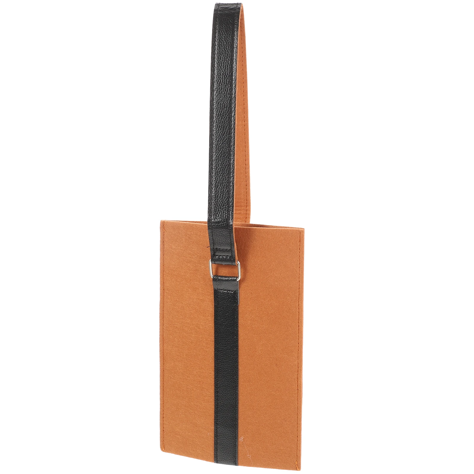 

Tote Bag Single Red Felt Bottle Carrier Pouch Gifts Wrapping Grocery Shopping Tote Bags Packaging Handles