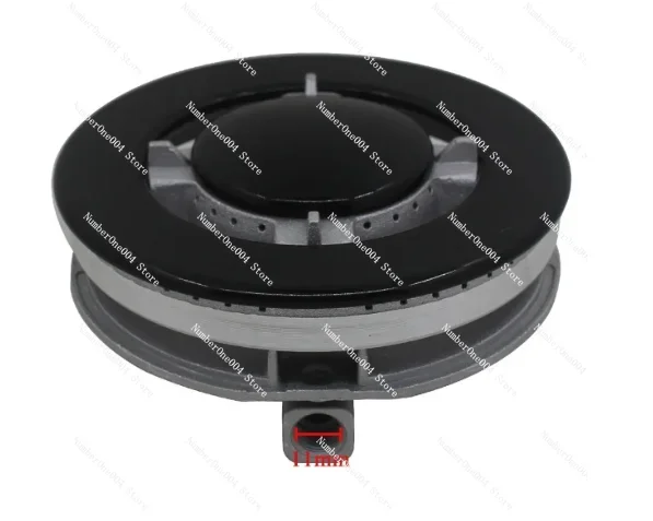 The base external diameter 130 mm burner is suitable for I 130 mm gas stove