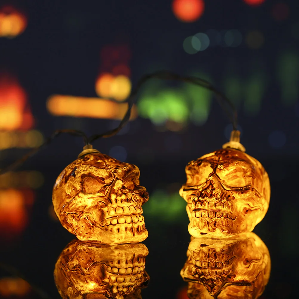 

Halloween String Lights LED Decorative Plastic Operated Party Supplies Indoor Festive Lighting HalloweenLightsDecor