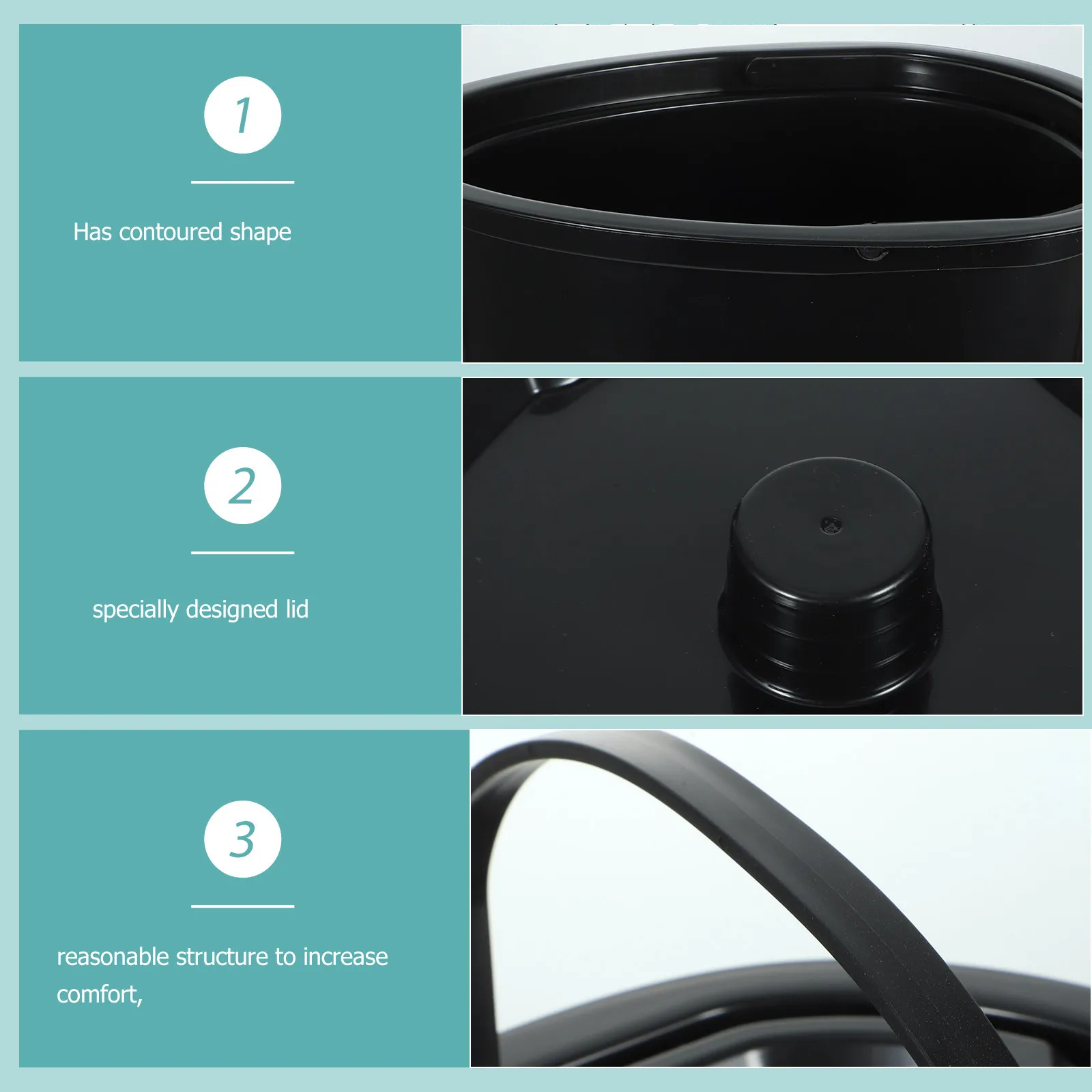 

5L Portable Spittoon Sturdy Plastic Urinal Bedpan for Elderly Home Care Easy to Clean Compact Design Chamber Pot