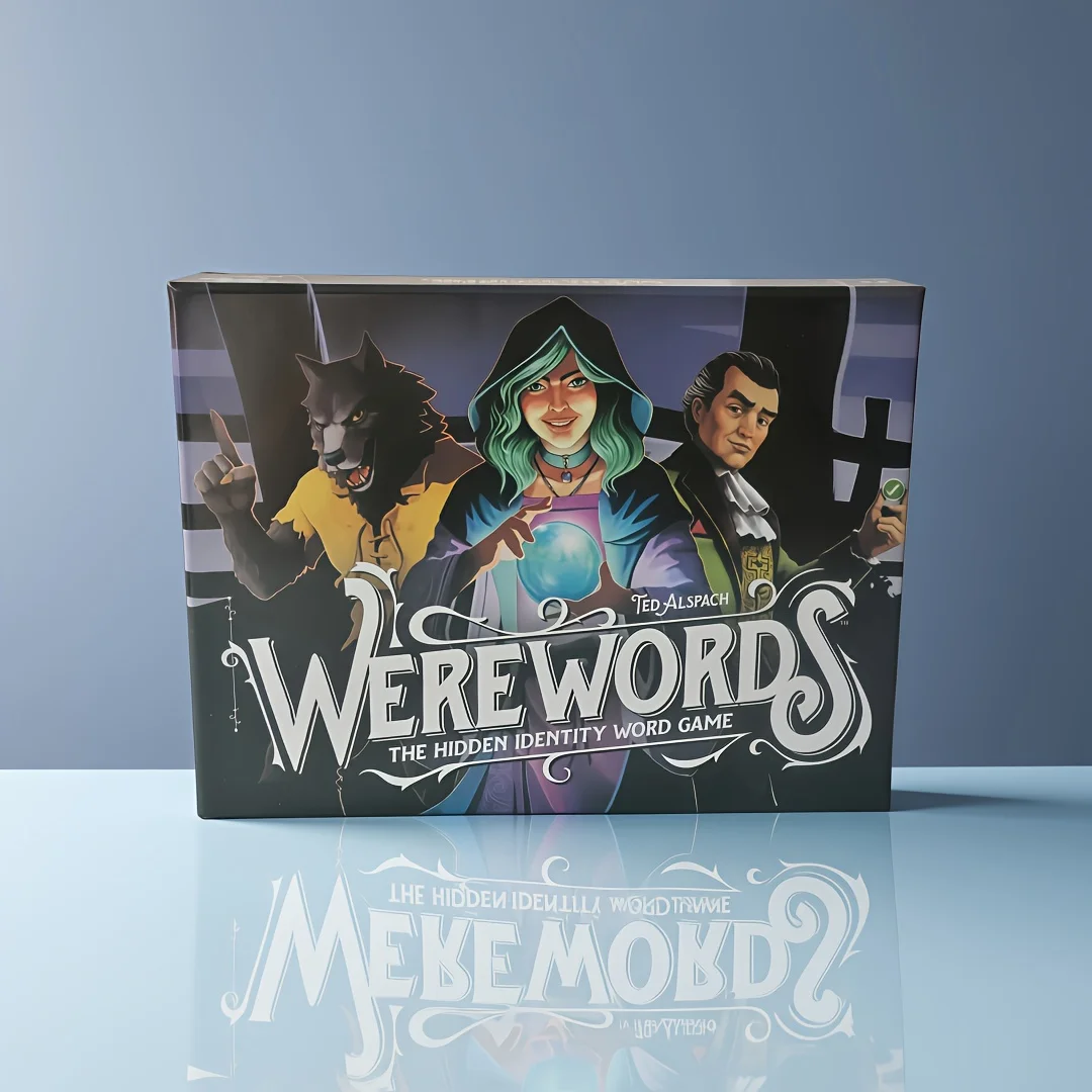 

Werewords: the Deceptive Word Game of Hidden Roles Is a Wonderful and Fun Reasoning Game, Suitable for 4-10 Players, Card Game, Board Game, Ideal for Parties, and a Great Choice for Gifts