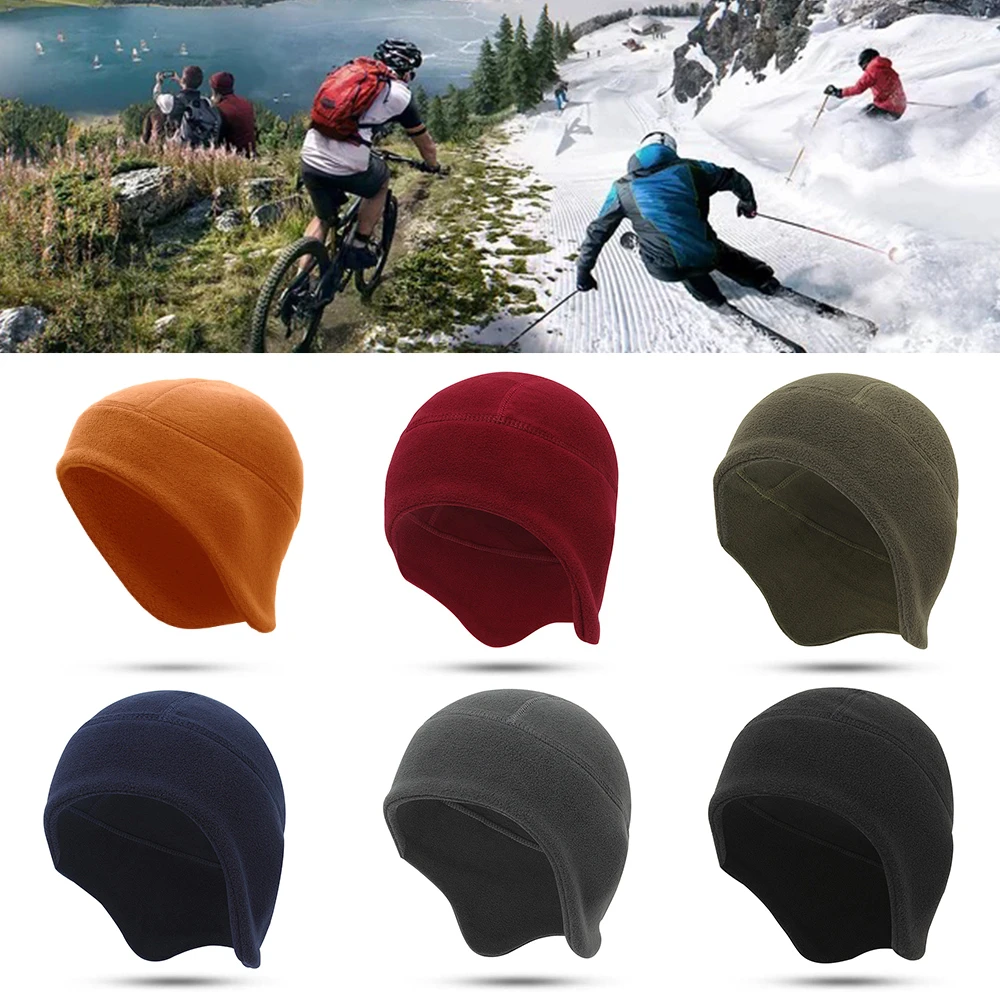 Thermal Running Hats Ear Protection Hat Earmuffs Warm Caps Winter Hat Sports Headgear Windproof Cycling Thickened Outdoor Hiking