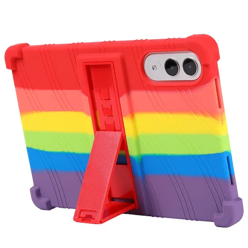 Imagen 2 del producto Para Lenovo Xiaoxin Pad Pro GT 11,1 pulgadas 2025 Funda gruesa a prueba de golpes soporte de silicona suave Funda TB710FU 11,1 ""Funda para tableta para niños