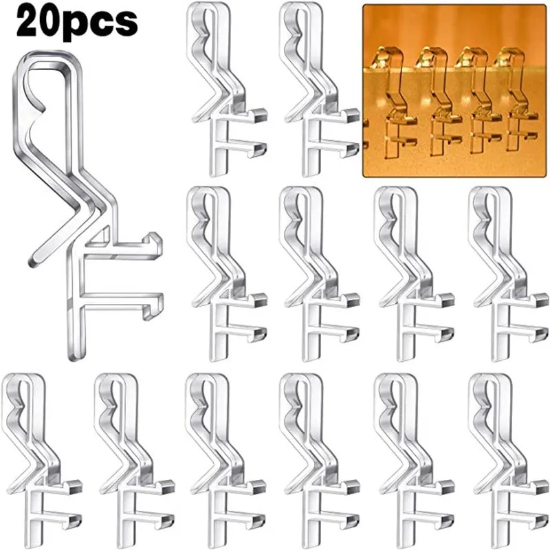 

20Pcs Window Blind Clips Transparent Vertical Blind Replacement Plastic Clips Adjustable Angle Curtain Tiebacks Blinds