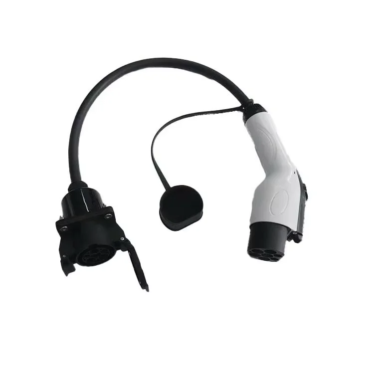 Véhicule électrique unique 32 ampères 1 phase chargeur de voiture ca T1-Gb Ev adaptateur de charge de voiture