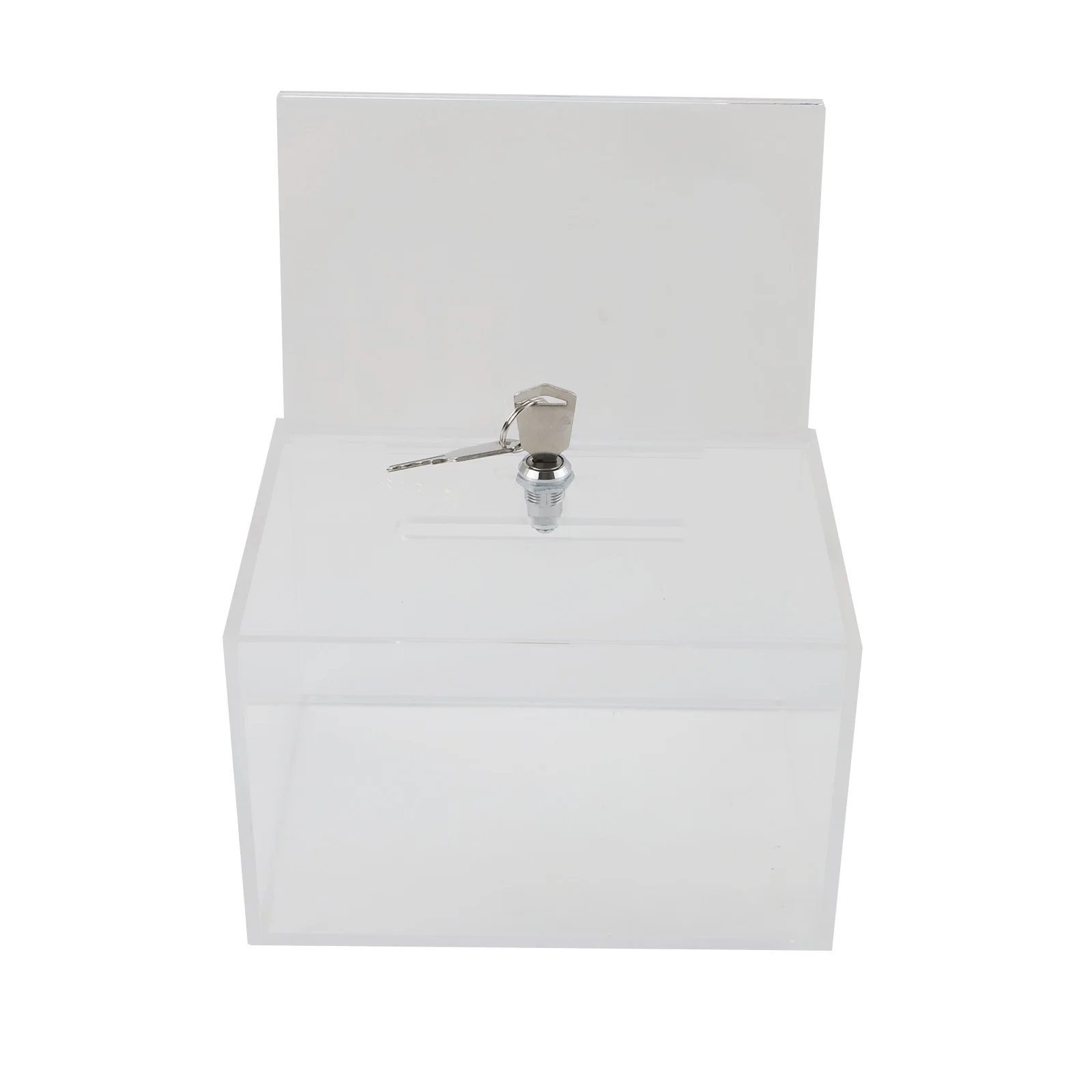 Donation Box With Sign Display Ballot Box Security Ballot Box As Shown Locking Donation Box Suitable For Voting Events