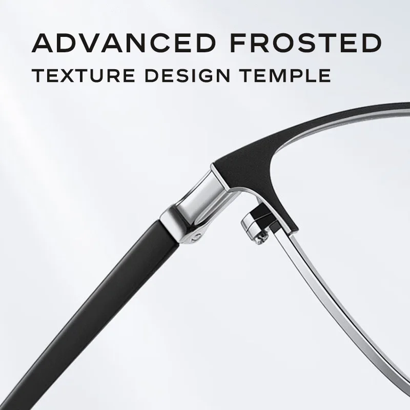CAPONI Brand Design Men's Glasses Frame Classic Business Eyeglasses Anti Blue Light UV400 Optical Computer Glasses JF18999