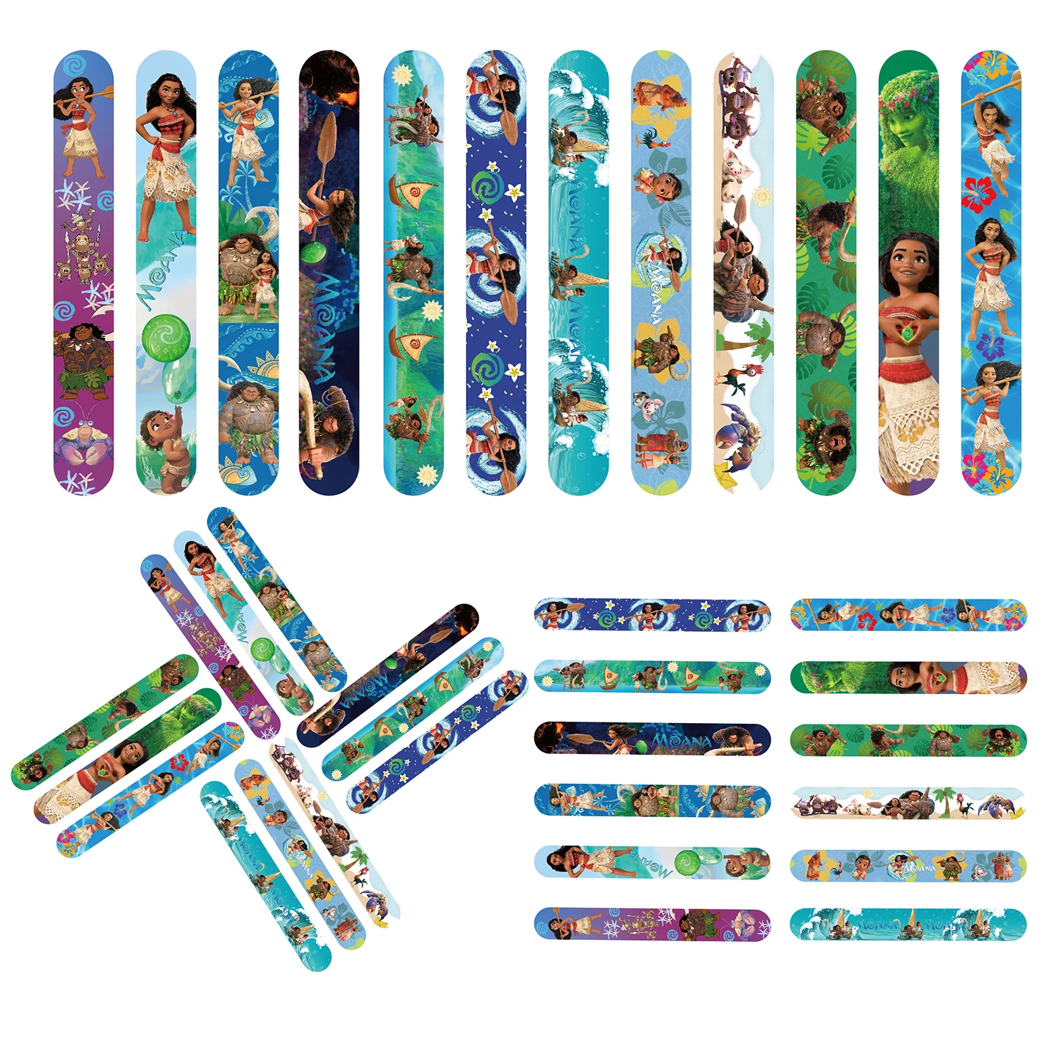 

Моана 2-браслеты с застежкой, браслеты для вечеринок, рождественские подарки, наполнители для сумок с подарками, классные награды, украшения для вечеринок