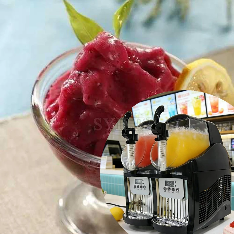 

2 Tanks Cold Drink Slush Making Machine Slush for Sale Cold Drink Slush Machine