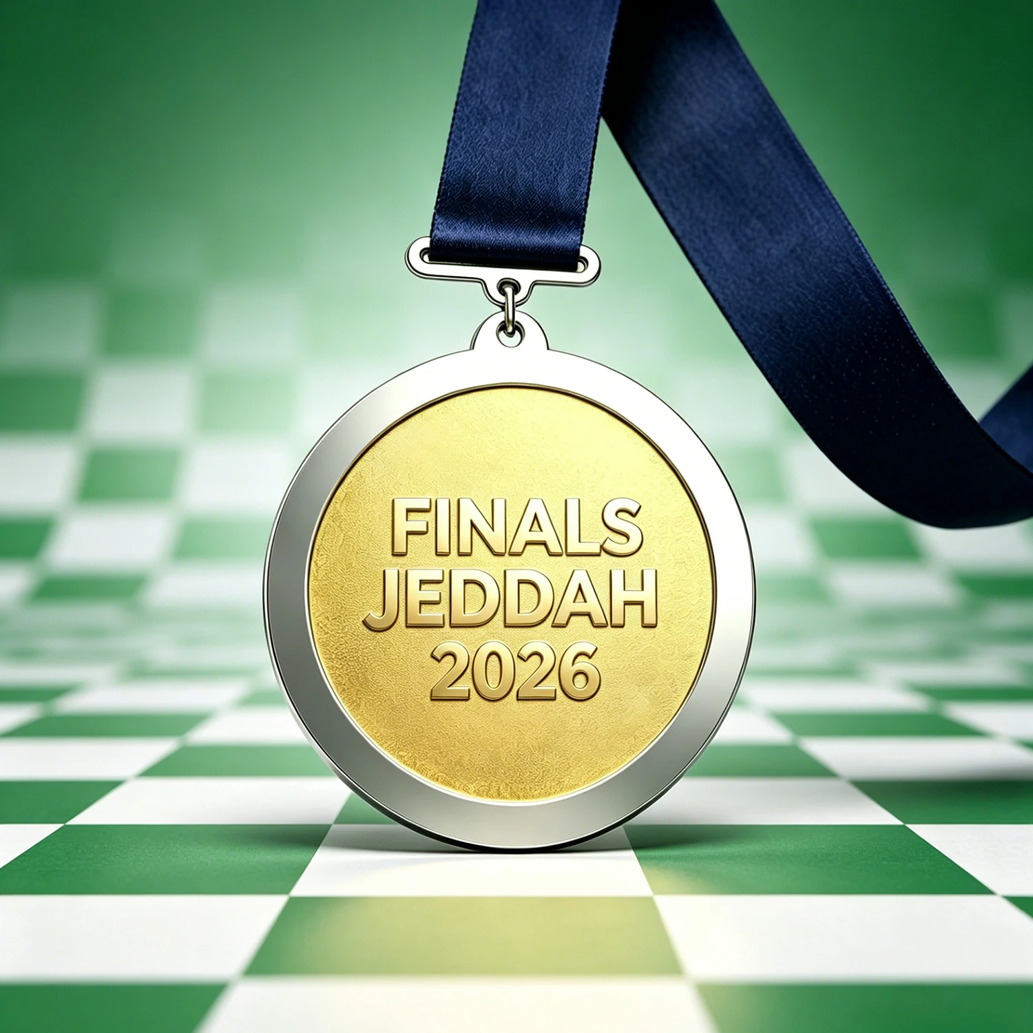 2026 Asian Club Championship Medal, Jeddah Football Team Winner with Ribbon Collectible Football Memorabilia