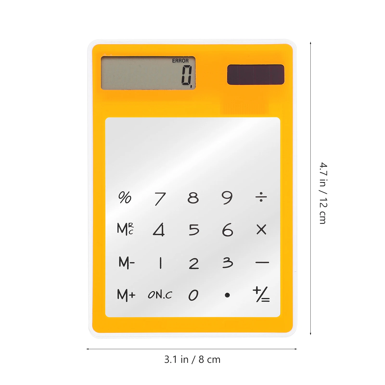 

Touch Calculator Tiny Clear Office for Desk Small Handheld School Secondary Mini Calculators Desktop Thin