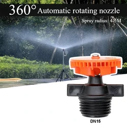 Garden Sprayer Agricultural Irrigation Large Flow 360°Automatic Rotating Nozzle Lawn Greening Cooling Sprinkler for Greenhouse