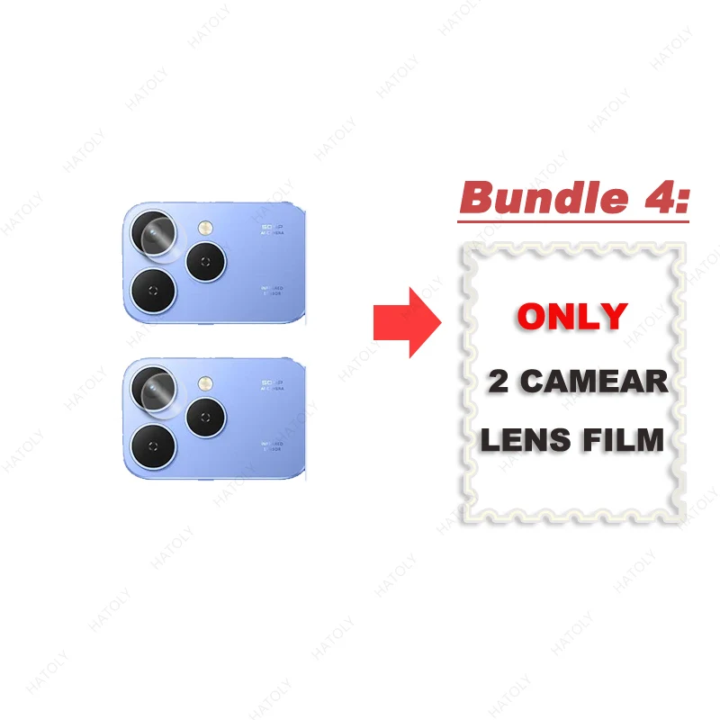 

Стекло 4 в 1 для Tecno Spark 40 4G Glass HD Прозрачная защитная пленка для Tecno Spark 40 4G Защитная пленка для экрана камеры Защитная пленка для объектива