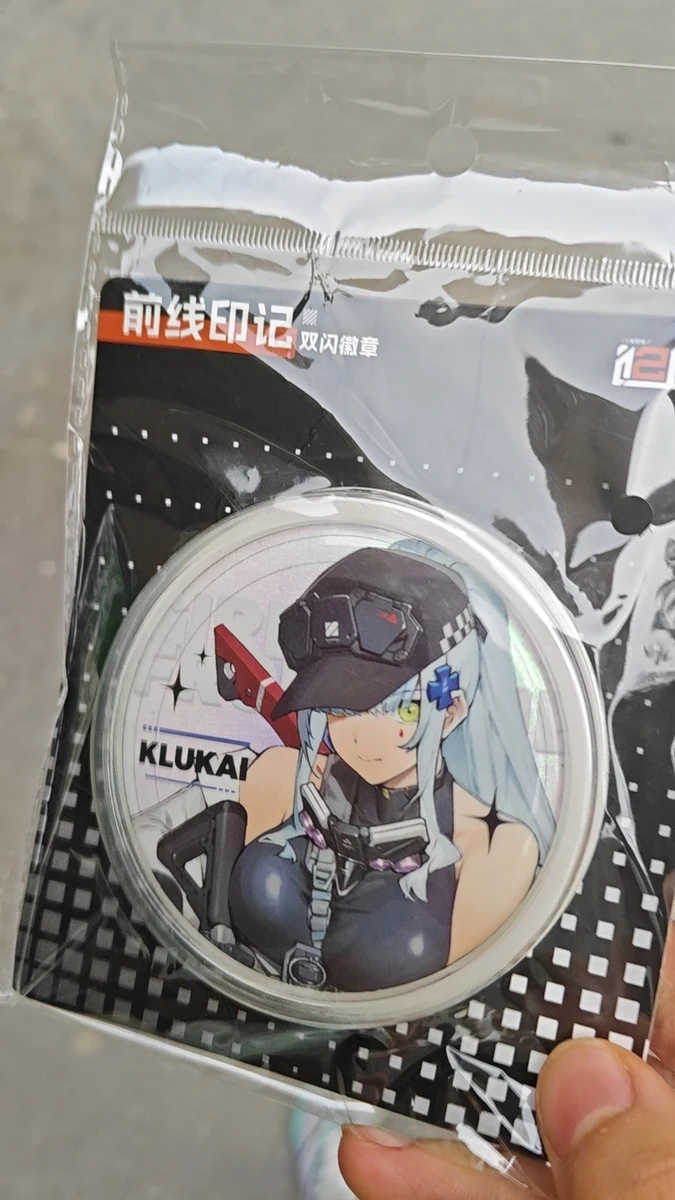 In stock Otaku Leva ump45 Klukai Qiuhua Makiatto Double flash badge Girls Frontline 2:Exilium Cosplay Costume Anime Game Gift
