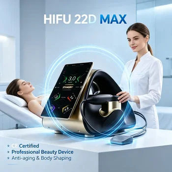 New Professional 2 IN 1 22D HIFU Machine for Face Lifting Skin Tightening Body Shaping