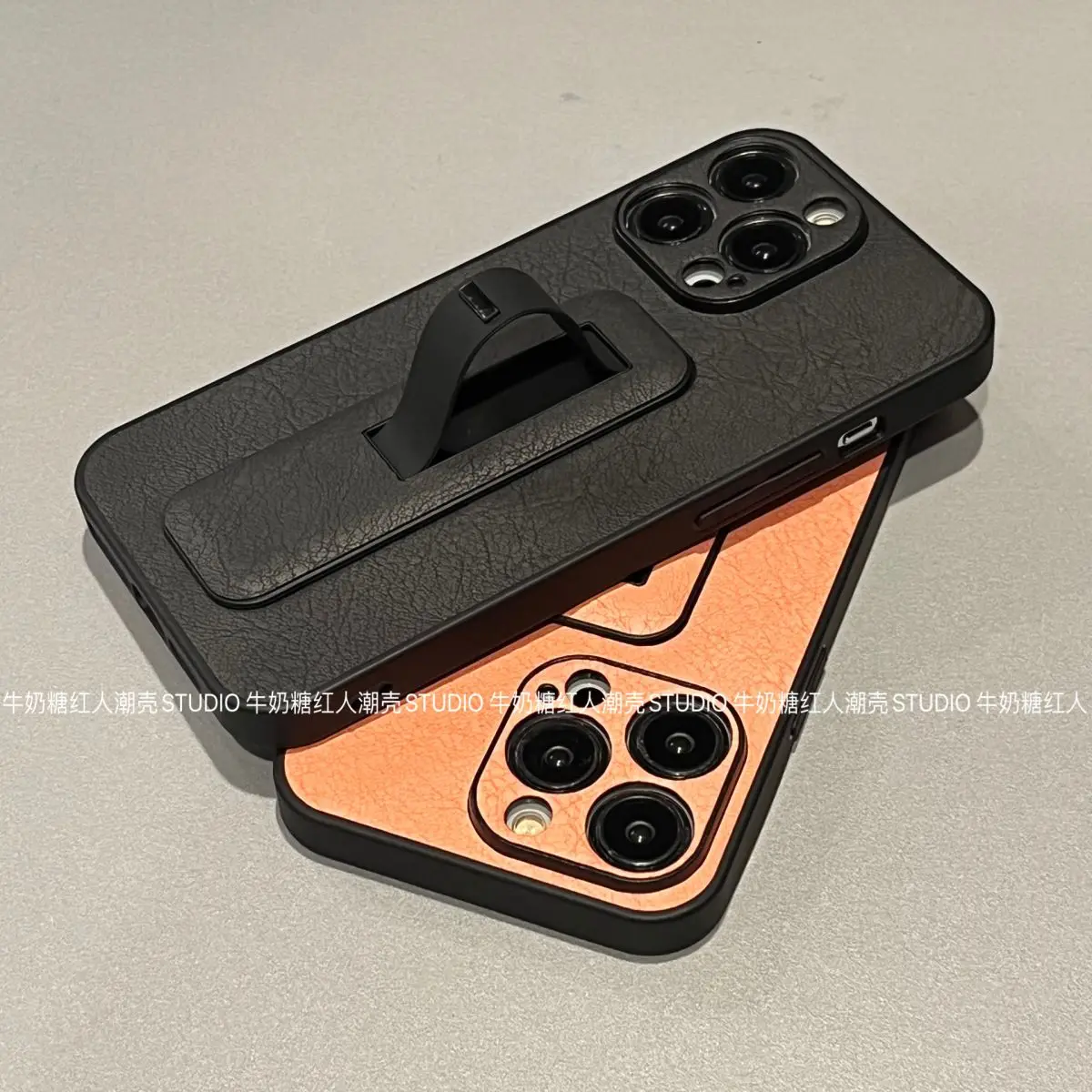 Premium Feeling iPhone13 Push and Pull iPhone15 Invisible Stand iPhone15promax Case iPhone14 Anti-Shock iPhone11 Case iPhone12