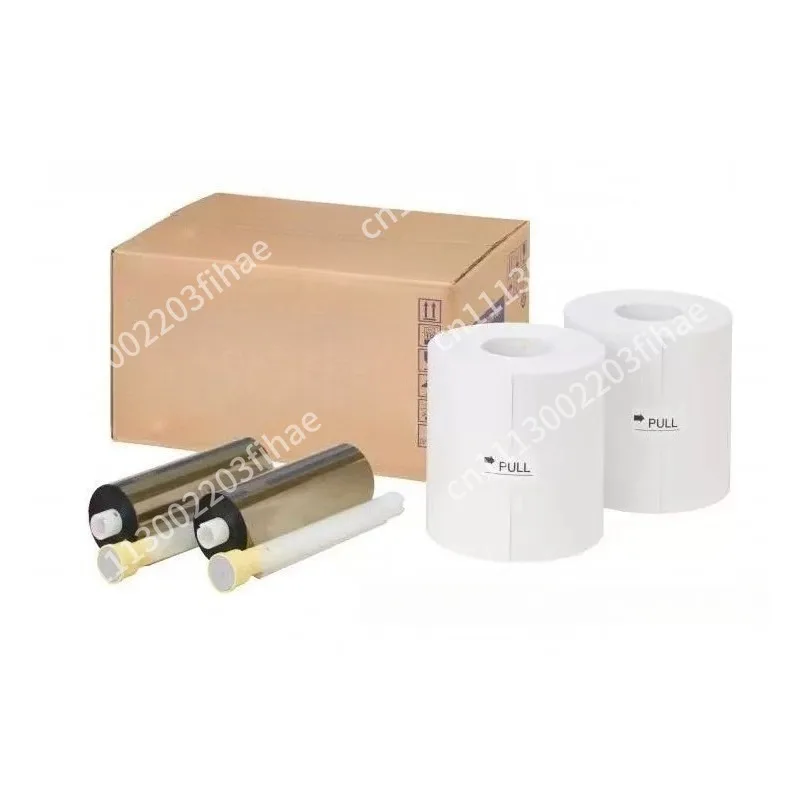 Camera paper available for photo machine with big head sticker and self-service ID photo machine