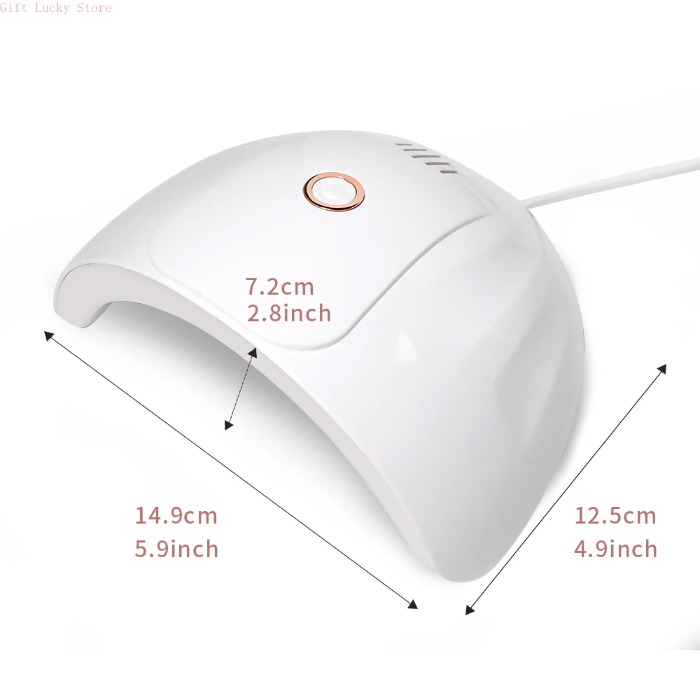 54W UV Nail Dryer Lamp with Automatic Sensor 18 UV LED Light for All Gels Professional Manicure Pedicure Nail Equipment