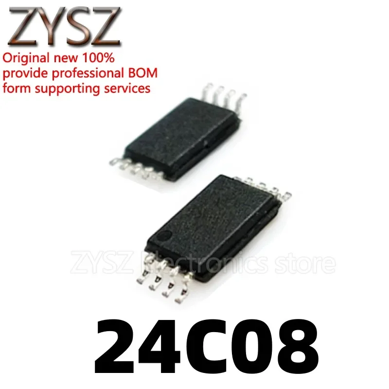 5PCS AT24C08 AT24C08A-10TU-2.7 patch TSSOP8 ultra-thin tight foot