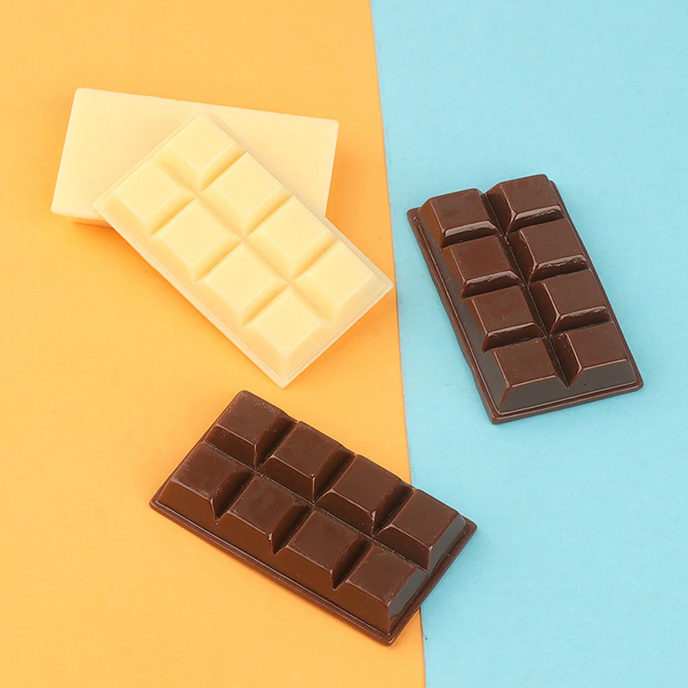 4 Pcs Granny Chocolate Ornaments Interesting Fake Decorative Multifunction Faux Dessert Simulated Model