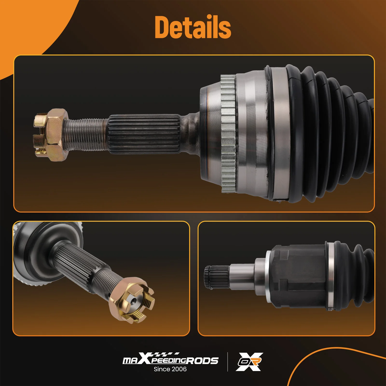 

Pair For Toyota Camry 2002 - 2009 Highlander Solara 2.4L Front CV Axle Shaft