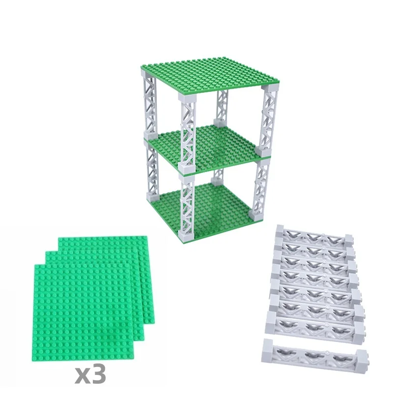 Multi-functional building blocks can be stacked. Multi-layer desktop storage rack display rack watchtower support building rack