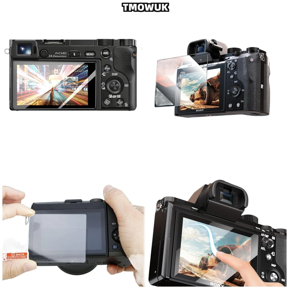 

For A7M4 A6700 A7C2 A7CR A7IV Camera Screen Protector, 9H Tempered Glass With Anti-Fingerprint & Bubble-Free Installation Kit7