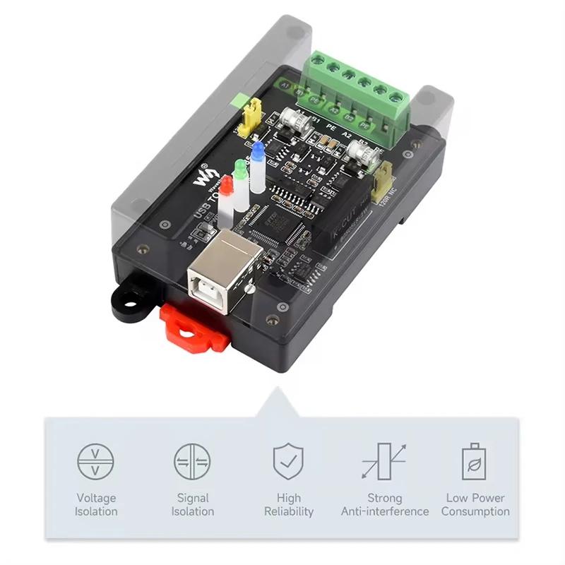 

USB To 2CH RS485 Converter Industrial FT2232HL Grade Isolated Converter