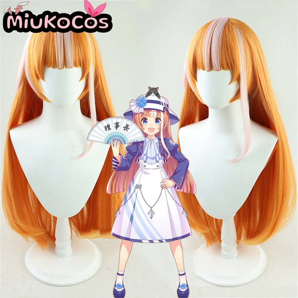 

В НАЛИЧИИ Yayoi Akikawa Косплей Парик MiukoCosplay Game Umamusume:Pretty Derby Косплей