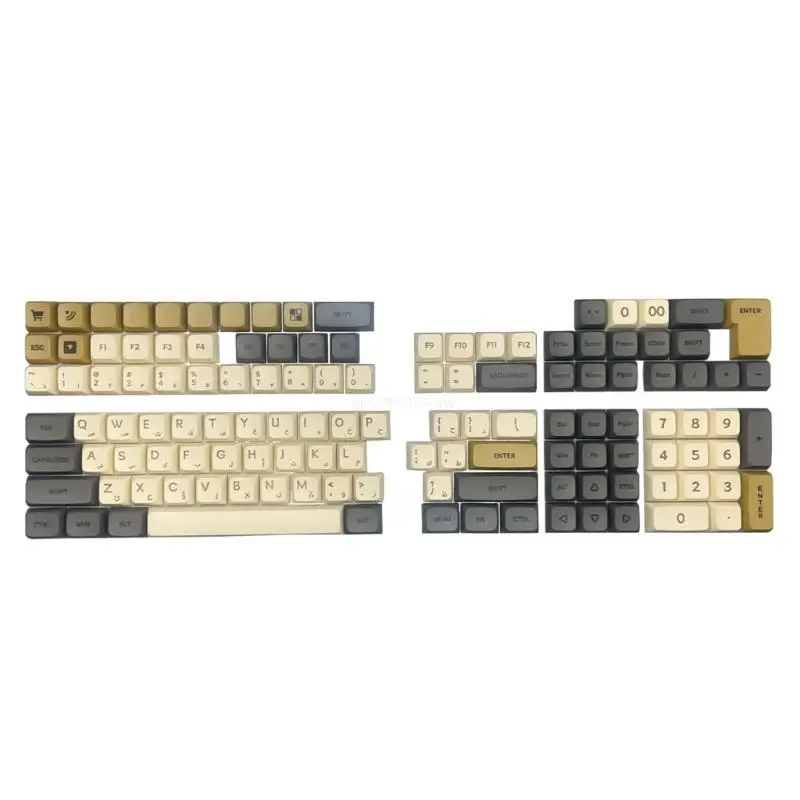 

PBT арабский язык, колпачки для клавиш XDA Height для клавиатуры 75/87/98/104/108, набор клавиш XDA Height с сублимационной