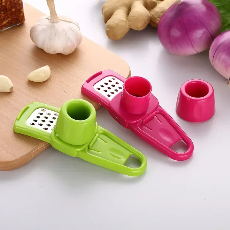 Ginger Garlic Crusher Press Garlic Grinding Grater Cutter Peeler Manual Garlic Mincer Chopping Tool Kitchen Accessories