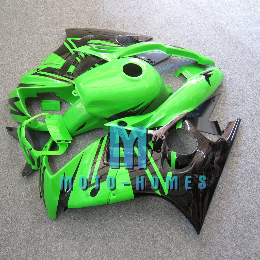無料カスタムCBR600 F3 1995 1996 ABSフェアリングキット ホンダCBR600 95 96 バイク外装パーツ リビルドバイク ブラックグリーン