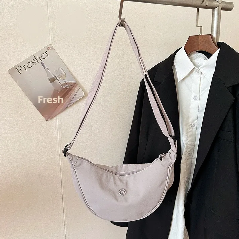 

Waterproof Ox Cloth Dumpling Bag Crossbody Bag Women Casual Sports Sle Large Capaci Faionable Single oulder Bag