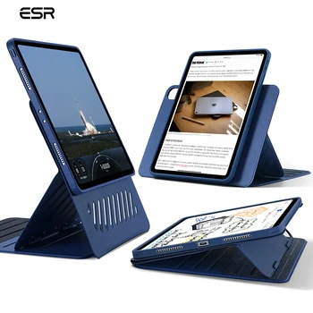 ESR für iPad Air 11 Hülle 2024 Air 11, abnehmbare Magnetabdeckung, iPad Air 5/4 (2020/2022), schützend, verstellbar, 9 Stehwinkel
