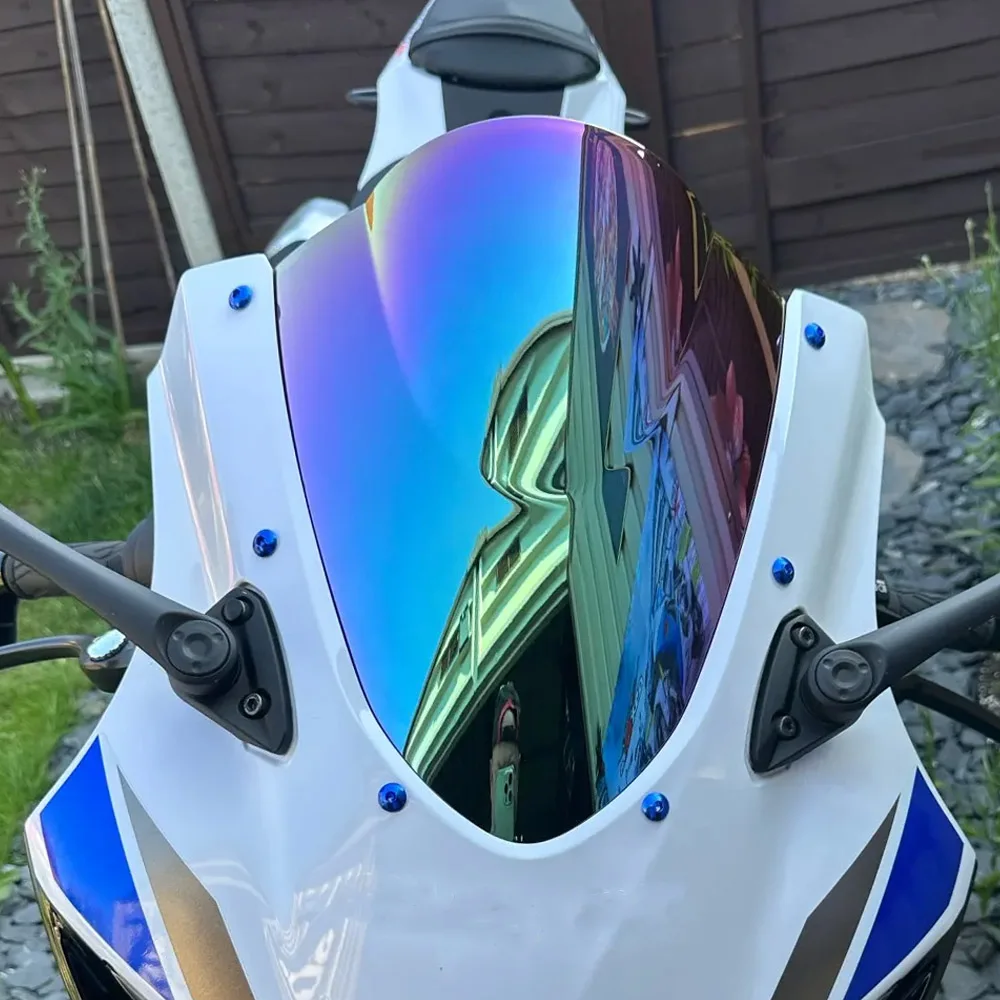 10 قطعة M5 الزجاج الأمامي مسامير الزجاج الأمامي مسامير الجوز السحابة CNC لكاواساكي ZX6R ZX-6R ZX 6RR ZX7R ZX9R ZX10R ZX12R ZX14R #6