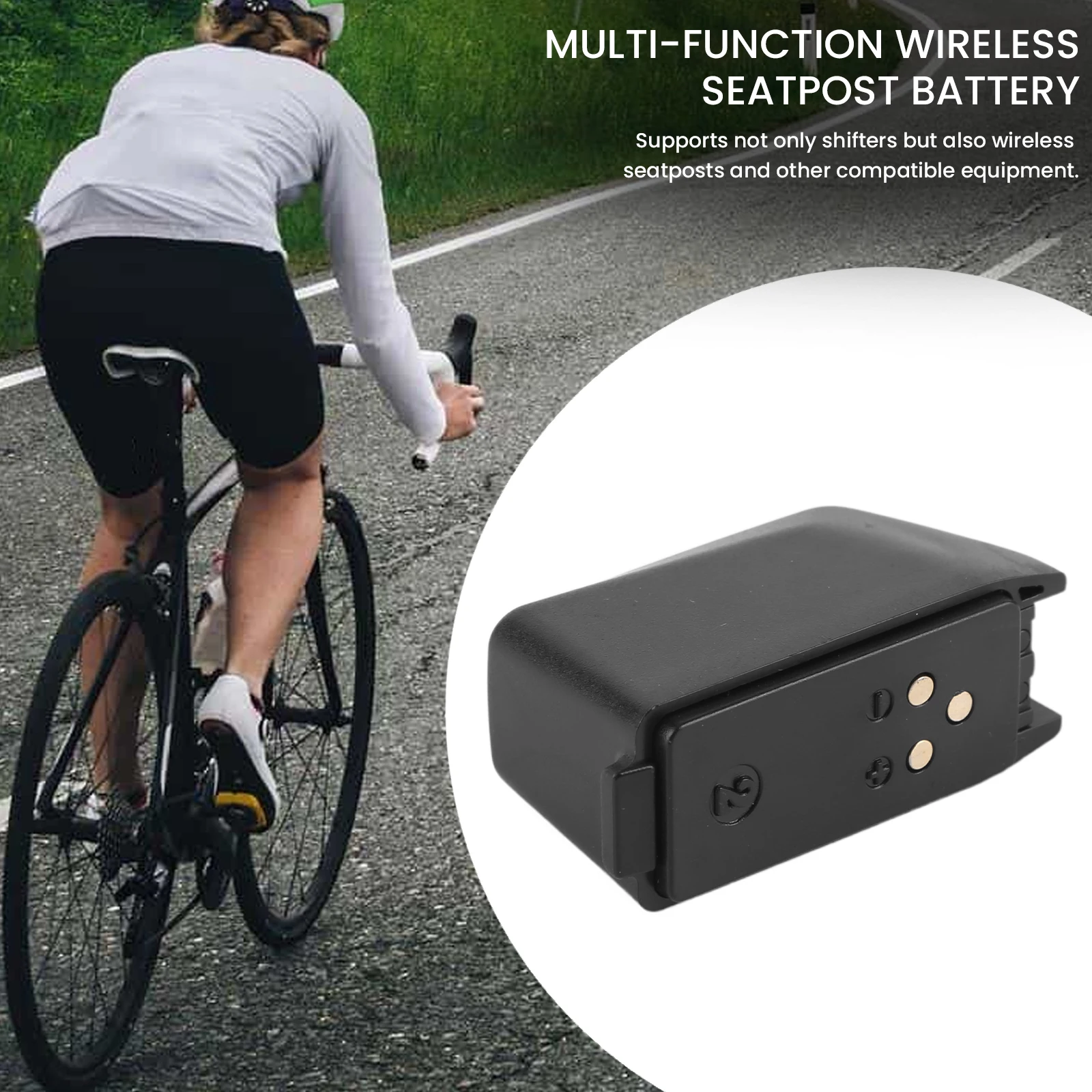 1PCS 400mAh Batterie Hochleistungsbatterien Drahtlose Dropper-Sattelstützenbatterie für EAGLE AXS Mountainbike-Schaltsysteme