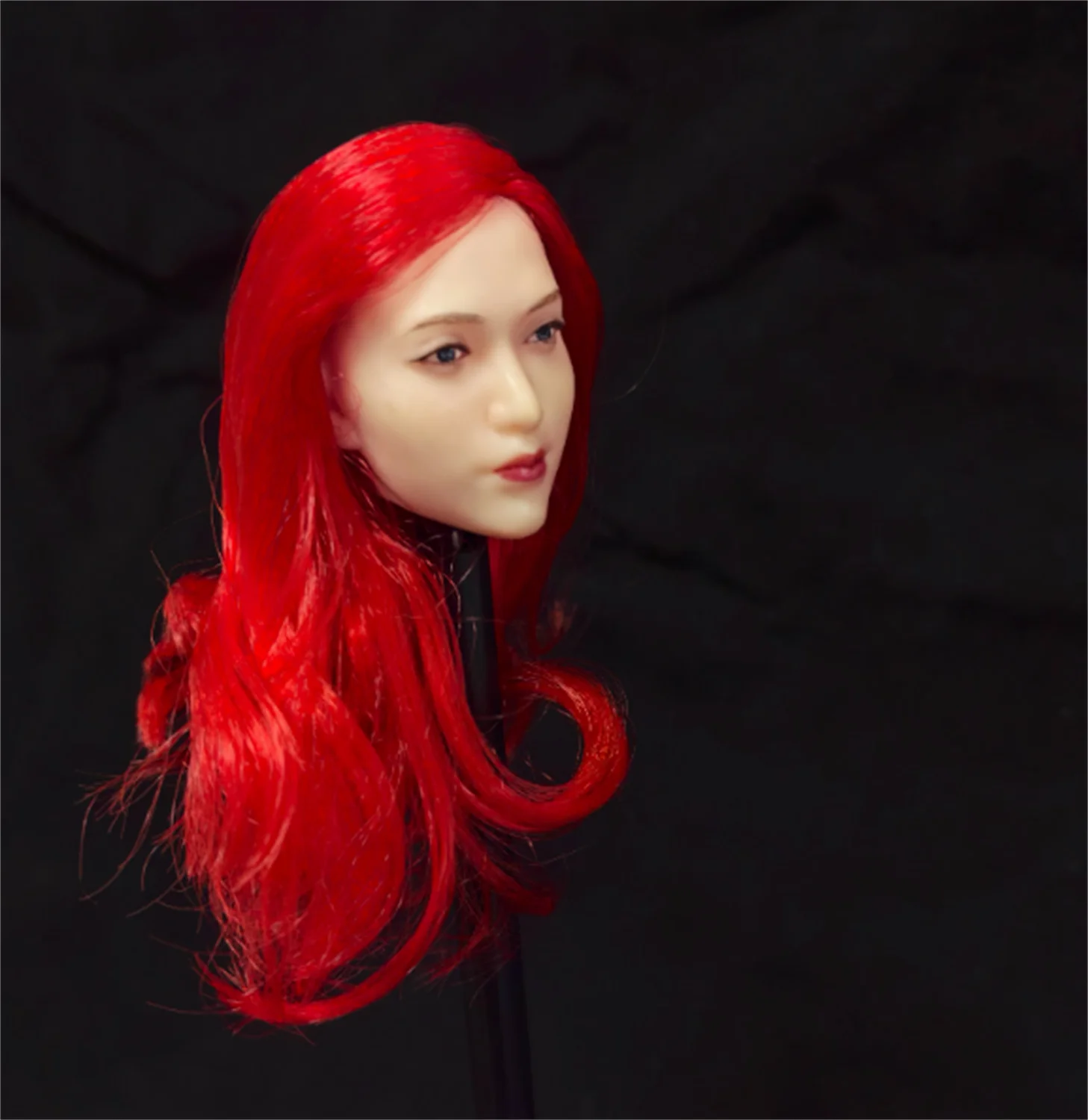 

1/6 Scale Beauty Star Actor Actor red Hair Expression Curls Head Sculpt Fit 1/6 Scale 12'' Action Figure Body Movie Model Toys