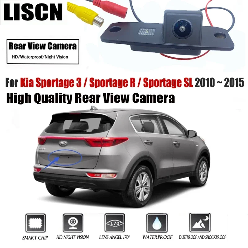 

HD Rear Camera For Kia Sportage 3 / Sportage R / Sportage SL 2010 2011 2012 ~ 2015 Night Vision Backup Parking Reversing Camera