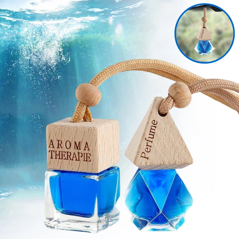 

Car Air Outlet Freshener Perfume with Diffuser Bottle Pendant Car Fragrance Hanging Ornament Interior Two Shapes Four Fragrances